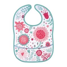 Canpol Babies Нагрудник с карманом Wild Nature 9/234, розовый/голубой