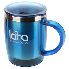 Термокружка LARA LR04-37, 0.4 л голубой