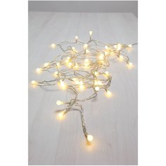 Гирлянда Globo Lighting Venuto 190 см, 29953-20, 20 ламп, теплый белый/белый провод