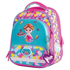 Berlingo Ранец Modern Lily doll, розовый/голубой