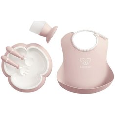 Комплект посуды BabyBjorn 0700, нежно-розовый