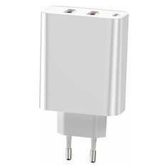 Сетевое зарядное устройство быстрое Baseus PD 3.0+QC 4+ 2xUSB+USB Type-C Baseus Speed PPS Three Output 60W - Белое (CCFS-G02)