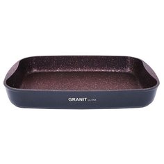 Противень с антипригарным покрытием Kukmara (Granit Ultra Red) пга02а, 365x260x55
