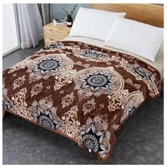 Плед Tango Lindo 200x220 см, коричневый