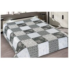 Покрывало Marianna Elegant №066, 180 х 220 см, белый/серый