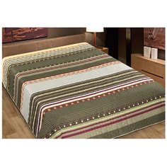 Покрывало Marianna Elegant №15-001, 180 х 220 см, зеленый/коричневый