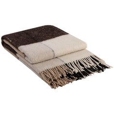 01-01 Бел/беж/кор 200х220 Эльф плед новозеланд. шерсть Vladi