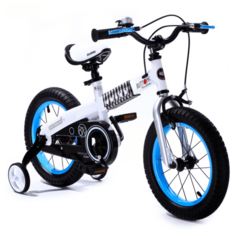 Детский велосипед Royal Baby RB18-15 Buttons 18 Steel cиний (требует финальной сборки)