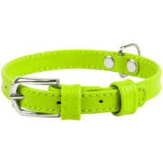 Ошейник COLLAR Glamour без украшений 3270 27-36 см лайм