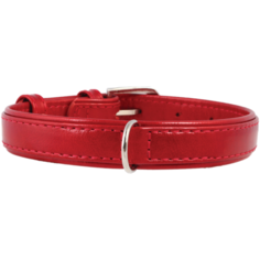 Ошейник COLLAR Brilliance без украшений 3009/3054/3007/3873 27-36 см красный