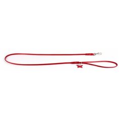 Поводок для собак COLLAR Glamour круглый (3377/3378) красный 1.22 м 10 мм