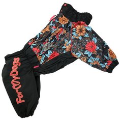 Дождевик для собак ForMyDogs 484/3SS-2020 F D2 черный