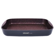 Противень с антипригарным покрытием Kukmara (Granit Ultra Red) пга01а, 335x220x55