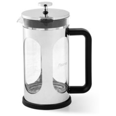 Френч-пресс Fissman Corretto (1 л) бесцветный/серебристый