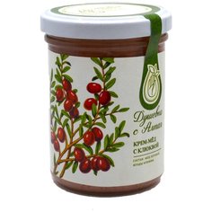 Крем-мед с клюквой, 240 г.