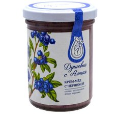 Крем-мед с черникой, 240 г.
