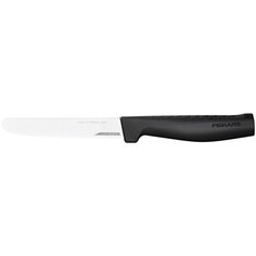 Нож для томатов FISKARS Hard Edge, лезвие 11.4 см, серебристый/черный