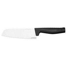 Нож сантоку FISKARS Hard Edge, лезвие 16.1 см, серебристый/черный