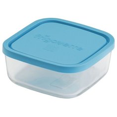 Bormioli Rocco Контейнер Frigoverre Б0019859, 19x19 см, прозрачный/голубой