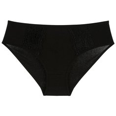 Donella Набор трусов слипы средней посадки, 5 шт., размер XL, черный
