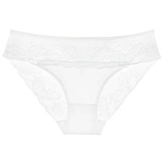 Donella Набор трусов слипы средней посадки, 5 шт., размер XXL, белый