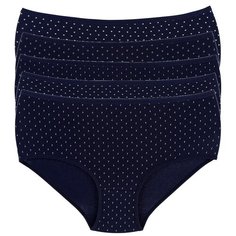 Donella Набор трусов слипы средней посадки, 5 шт., размер 3XL, микс