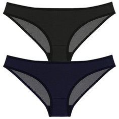 Donella Набор трусов слипы низкой посадки, 5 шт., размер XL, микс