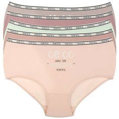 Donella Набор трусов слипы высокой посадки, 5 шт., размер XXL, микс