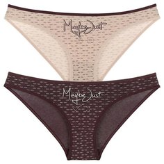 Donella Набор трусов слипы низкой посадки, 5 шт., размер M, микс