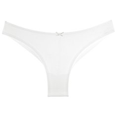 Donella Набор трусов бразильяна низкой посадки, 5 шт., размер L, белый