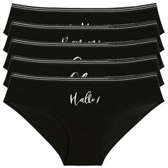 Donella Набор трусов слипы средней посадки, 5 шт., размер M, микс