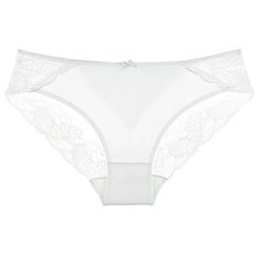 Donella Набор трусов слипы средней посадки, 5 шт., размер XXL, белый