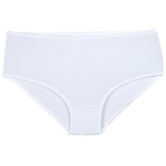 Donella Набор трусов слипы высокой посадки, 5 шт., размер 4XL, белый