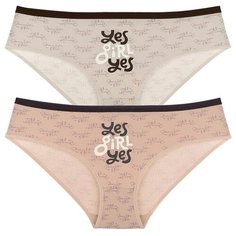 Donella Набор трусов слипы низкой посадки, 5 шт., размер XXL, микс