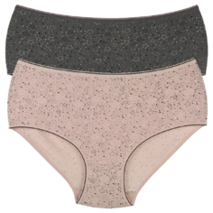 Donella Набор трусов слипы с принтом, 5 шт., размер XXL, микс