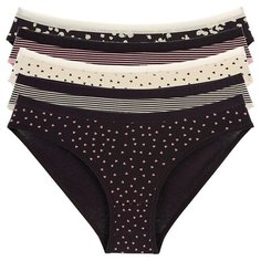 Donella Набор трусов слипы низкой посадки, 5 шт., размер L, микс