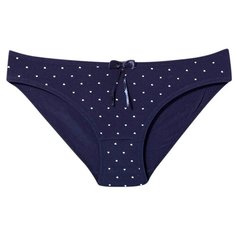 Donella Набор трусов слипы низкой посадки с принтом Горох, 5 шт., размер M, синий