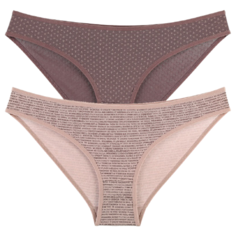 Donella Набор трусов слипы с принтом, 5 шт., размер XXL, микс