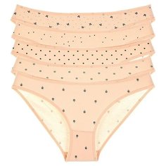 Donella Набор трусов слипы низкой посадки, 5 шт., размер M, микс