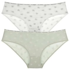 Donella Набор трусов слипы низкой посадки, 5 шт., размер XL, микс