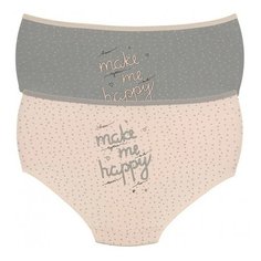 Donella Набор трусов слипы высокой посадки принт, 5 шт., размер XXL, микс