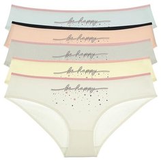 Donella Набор трусов слипы низкой посадки, 5 шт., размер XL, микс