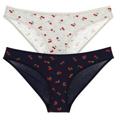 Donella Набор трусов слипы низкой посадки, 5 шт., размер XXL, микс