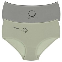 Donella Набор трусов слипы средней посадки с принтом, 5 шт., размер 3XL, микс