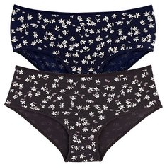 Donella Набор трусов слипы высокой посадки, 5 шт., размер 3XL, микс