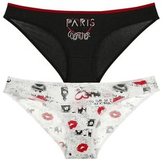 Donella Набор трусов слипы низкой посадки, 5 шт., размер XL, микс