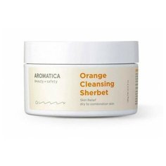 Очищающий шербет на основе апельсинового масла Aromatica Renewal Orange Cleansing Sherbet