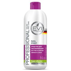 EVI professional Средство для обезжиривания ногтей и снятия липкого слоя Nail Prep 500 мл