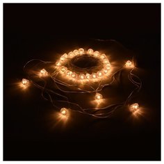 Гирлянда Vegas Нить Бриллианты (55083) 5 м, 25 ламп, теплый белый/прозрачный провод