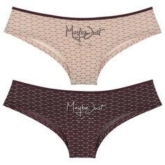 Donella Набор трусов полушорты средней посадки, 5 шт., размер S, микс